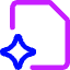 Ai File Spark Icon from Core Neon Set