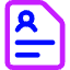 Business User Curriculum Icon from Core Neon Set