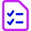 Task List Icon from Core Neon Set