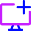 Desktop Add Icon from Core Neon Set