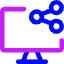 Desktop Share Icon from Core Neon Set