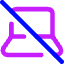 Laptop Disable Icon from Core Neon Set