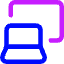 Laptop Project Screen Icon from Core Neon Set