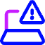 Laptop Warning 2 Icon from Core Neon Set