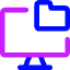 Local Storage Folder Icon from Core Neon Set