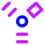 Cable Split Icon from Core Neon Set