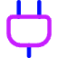 Electric Cord 1 Icon from Core Neon Set