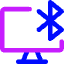 Monitor Bluetooth Icon from Core Neon Set