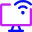 Monitor Wifi Icon from Core Neon Set