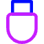 Usb Drive Icon from Core Neon Set