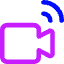 Video Camera Icon from Core Neon Set