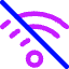 Wifi Disabled Icon from Core Neon Set