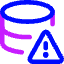 Database Alert Icon from Core Neon Set
