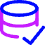 Database Check Icon from Core Neon Set