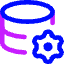 Database Setting Icon from Core Neon Set