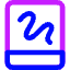 Hand Held Tablet Drawing Icon from Core Neon Set