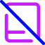 Tablet Disable Icon from Core Neon Set