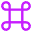 Command Icon from Core Neon Set