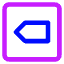 Delete Backspace Icon from Core Neon Set