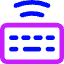 Keyboard Wireless 2 Icon from Core Neon Set