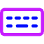 Keyboard Wireless Icon from Core Neon Set