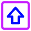 Shift Square Icon from Core Neon Set