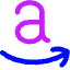 Amazon Logo Icon from Core Neon Set