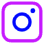 Instagram Logo Icon from Core Neon Set