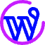 Wordpress Logo Icon from Core Neon Set