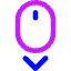 Mouse Move Down Icon from Core Neon Set