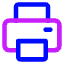 Printer Icon from Core Neon Set
