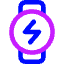 Watch Circle Charging Icon from Core Neon Set