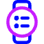 Watch Circle Menu Icon from Core Neon Set