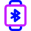 Watch Square Bluetooth Icon from Core Neon Set