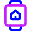 Watch Square Home Icon from Core Neon Set