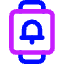 Watch Square Notification Icon from Core Neon Set