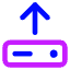 Hard Drive Upload Icon from Core Neon Set