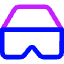 Virtual Reality Icon from Core Neon Set