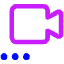 Webcam Video Call Connecting Icon from Core Neon Set