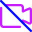Webcam Video Off Icon from Core Neon Set