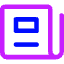 News Paper Icon from Core Neon Set