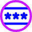 Politics Compaign Icon from Core Neon Set
