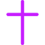 Christian Cross 2 Icon from Core Neon Set