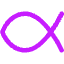 Christianity Icon from Core Neon Set