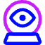 Fortune Telling Sphere Icon from Core Neon Set