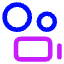 Camera Video Icon from Core Neon Set