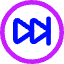 Button Fast Forward Circle 2 Icon from Core Neon Set