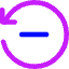 Button Go Backward Icon from Core Neon Set