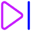 Button Next Icon from Core Neon Set