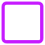 Button Stop Icon from Core Neon Set